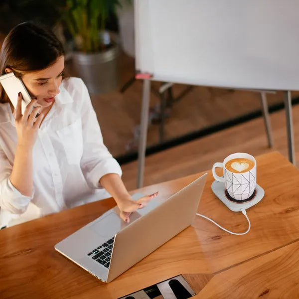 Electric Coffee Mug Warmer - Auto Shut Off USB