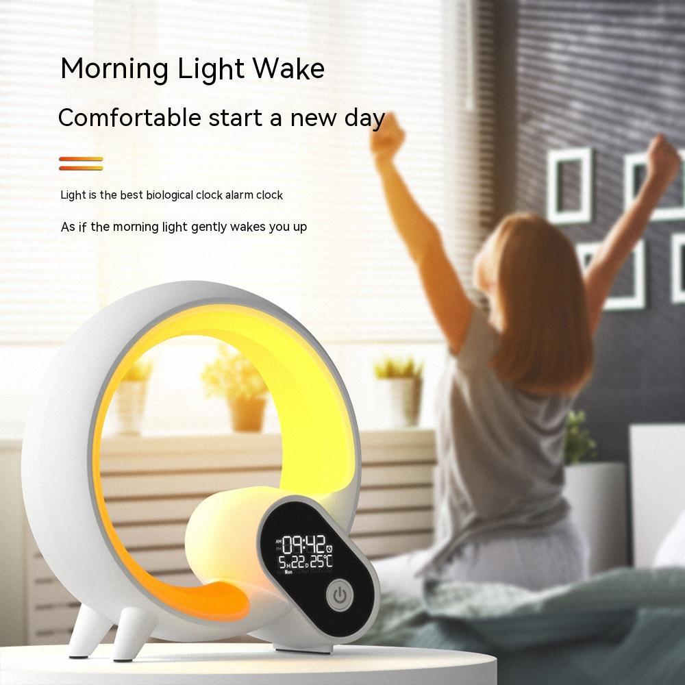 Creative Q Light Sunrise Alarm Clock With Bluetooth