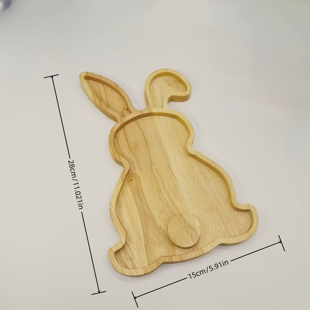 Creative Cartoon Wooden Christmas Tray Easter Tray