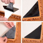 Anti-Slip Rug Grippers - 4 Pack