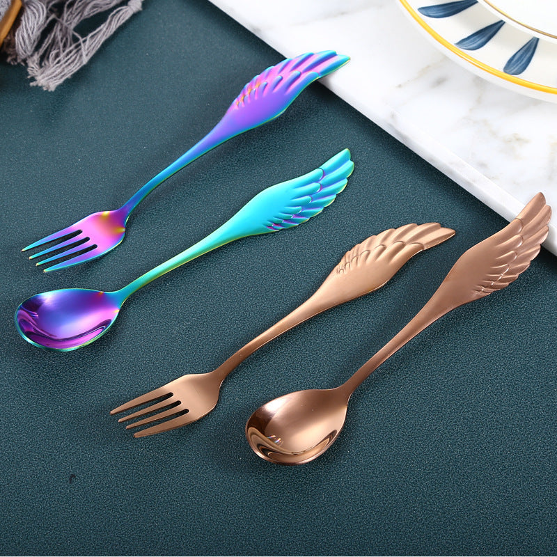 Angel Wing Spoon - Stainless Steel Decorative Spoon