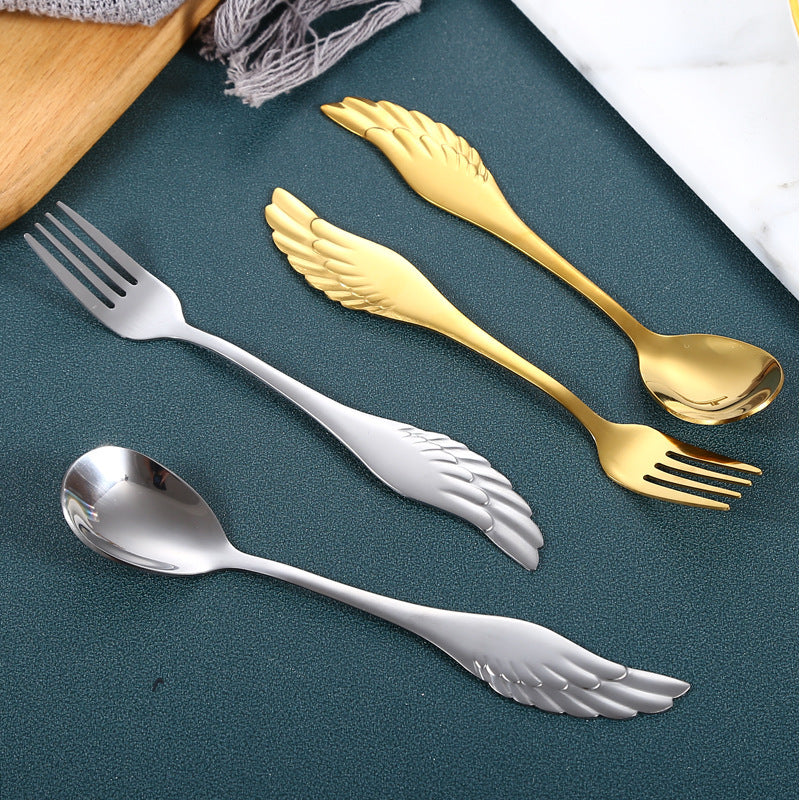 Angel Wing Spoon - Stainless Steel Decorative Spoon
