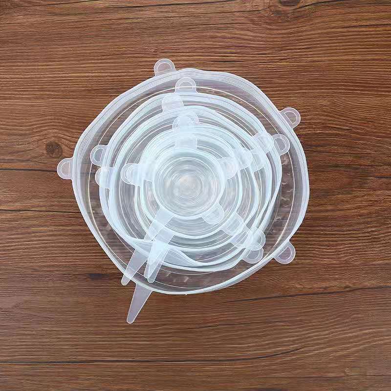 6PCS Silicone Stretch Lids - Reusable Food Storage Covers