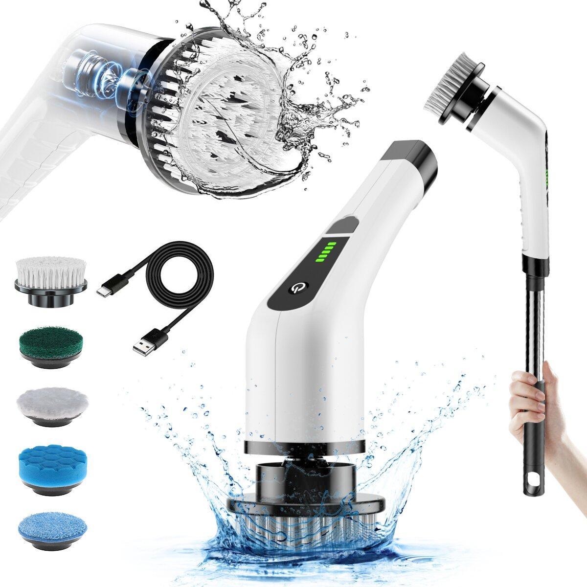 Electric Cleaning Brush - Rechargeable Power Scrubber for Home