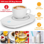 Coffee Mug Warmer Mat - Auto Shut Off Electric Heater Pad