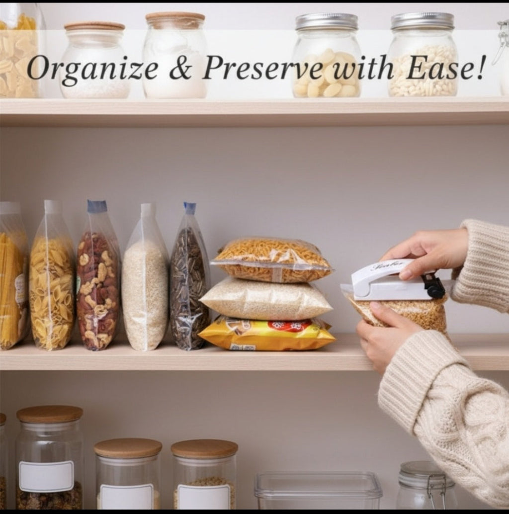 Mini Bag Sealer - Portable Heat Sealing Machine