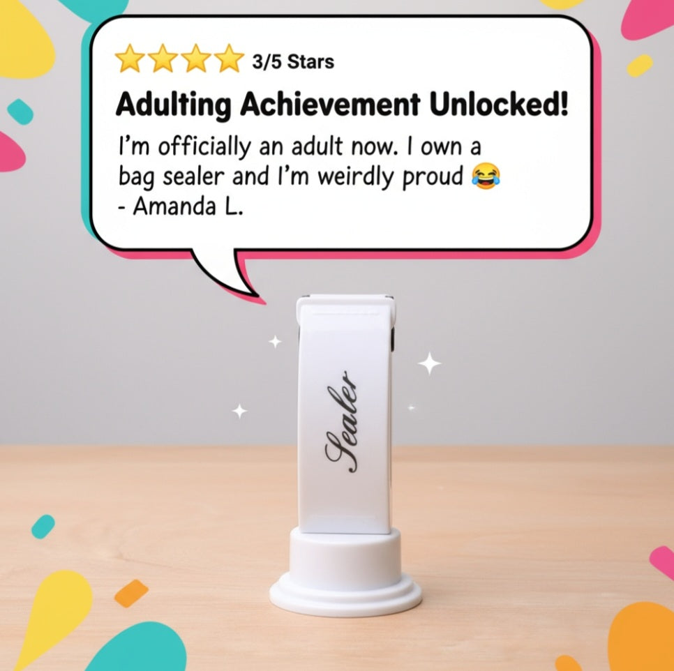 Mini Bag Sealer - Portable Heat Sealing Machine