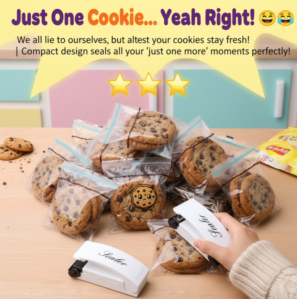 Mini Bag Sealer - Portable Heat Sealing Machine